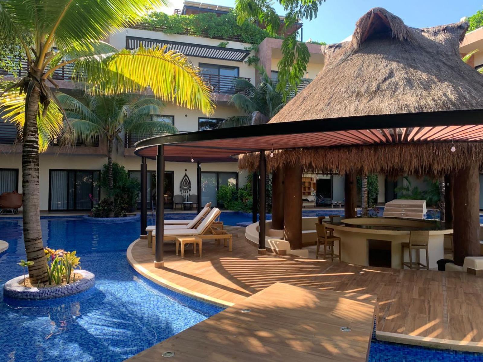 Casa De Lujo Ka'An Maya Acceso Swimup A La Piscina Tulum Extérieur photo